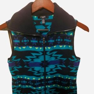 Chaps Sport Sleeveless Fleece Vest, Size S/P